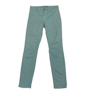 J Brand Juniper Jeans Skinny Leg Denim Green Size 26